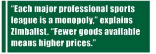 call-out: "Each major professional sports..."