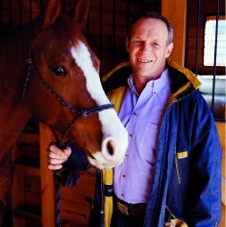 Joseph Kalt with a horse