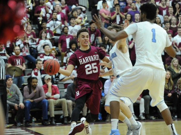 Corey Johnson ’19 scored 24 points and drained six three-pointers in the men’s win over Brown on Saturday, helping his teammates rebound from a loss to Yale the previous evening.