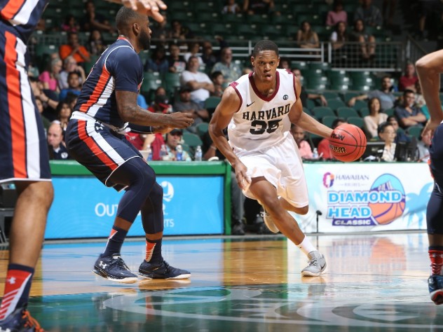Agunwa Okolie ’16 hauled in 19 rebounds against Brown on Saturday, the most ever by a Harvard player under Stemberg coach Tommy Amaker.