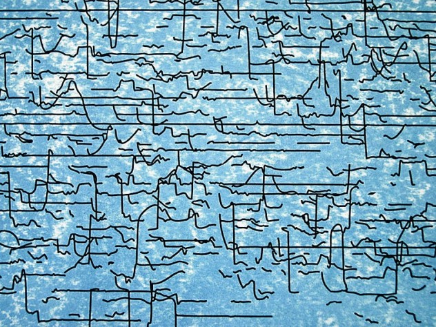 Image of detail from In the Words of Tharp (2014)