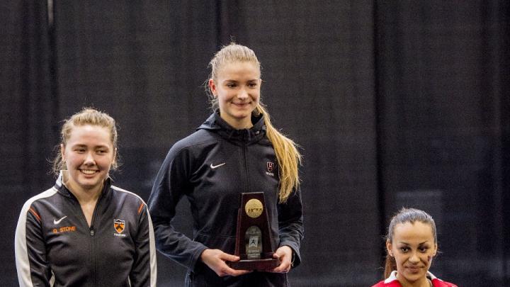 Jarocki won NCAA gold for the second time in her Harvard career.