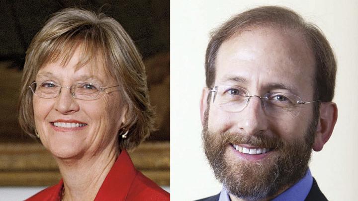 Drew Faust and Alan M. Garber