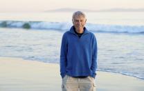 Philip Slater, who says he&rsquo;s &ldquo;addicted to the ocean,&rdquo; on his morning walk in Santa Cruz, California