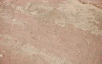 Paving stones bear signatures, in an apparent system of keeping track so craftsmen would be paid for their work. 
