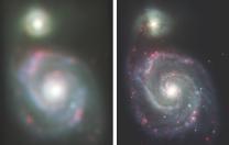 Simulations of HST view of M51 galaxy and GMT&rsquo;s higher resolution
