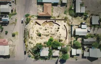 El Cementerio Del Barrio de los Lipanes in Presidio, Texas, as developed by MASS Design’s Santa Fe-based staff