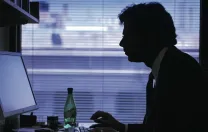 Gawande in his various environments: in his office at the Harvard School of Public Health