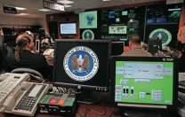 Inside the National Security Agency’s Threat Operations Center in January 2006, following President George W. Bush’s speech to employees prior  to the U.S. Senate hearings on domestic surveillance