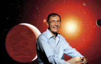Dimitar Sasselov, director of the Origins of Life Initiative, searches for planets around red dwarf stars. Because they are dimmer and smaller than our sun, red dwarfs make ideal targets for taking images of the extrasolar planets that orbit them. 