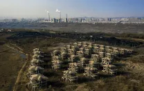An abandoned development project in China