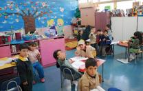 A classroom in Peñalolén (a neighborhood of Santiago, Chile) where "Un Buen Comienzo" is being implemented