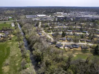 aerial view of Coldwater Creek