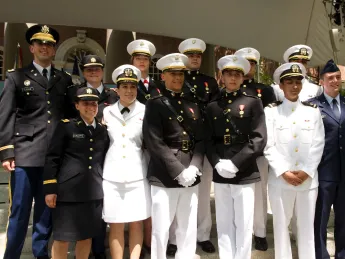 The Harvard ROTC class of 2016
