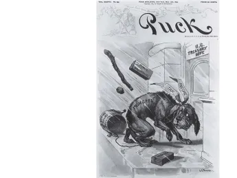 <i>Puck<i> magazine cartoon from 1895 lampooning the income tax