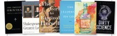 A bunch of book covers 