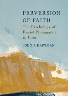 Book cover featuring abstract art with the title "Perversion of Faith" and author's name.