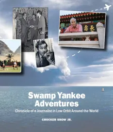 Cover of "Swamp Yankee Adventures" with four photos depicting various scenes.