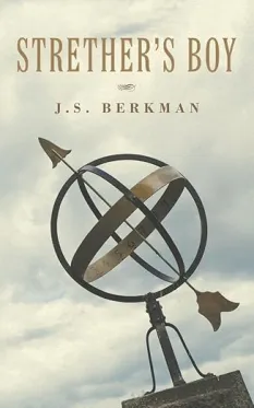 Book cover featuring a metallic armillary sphere against a cloudy sky. Title and author at the top.