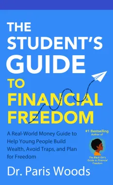 Bright blue book cover with title, subtitle, and author's name, featuring a paper airplane.