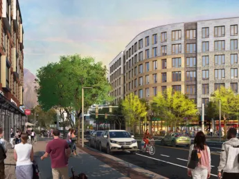 Mockup of 180 Western Avenue