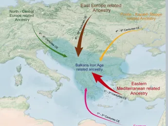 map depicting Roman Empire
