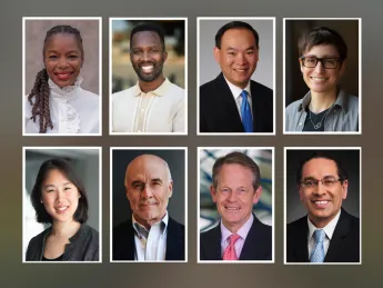 Top row, left to right: Modupe Nyikoale Akinola, Nworah Blaise Ayogu, Theodore D. Chuang, Danielle A. Feinberg Bottom row, left to right: Ming Min Hui, Scott Mead, Tim Ritchie, Juan Antonio Sepúlveda Jr. 