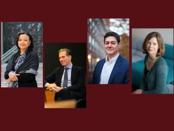 From left: Tomiko Brown-Najin, Noah Feldman, Eric Beerbohm, Alison Simmons