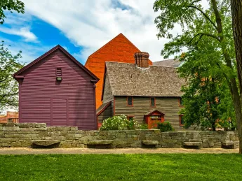 The Salem Witch Trials Memorial, a memorial in Salem, MA, was built for the 300th anniversary of the Salem Witch Trials