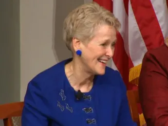 Lecturer Swanee Hunt moderated the fifteenth annual Institute for Inclusive Security Colloquium panel discussion this week at the Kennedy School.