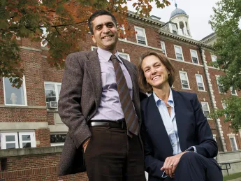 Rakesh and Stephanie Khurana at Cabot House