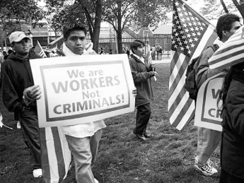 people protesting