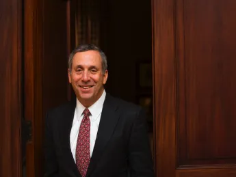 Photograph of Lawrence S. Bacow, President of Harvard University