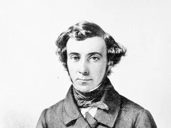 A reserved Alexis de Tocqueville, portrayed when he was in his thirties—some years after his momentous American travels.