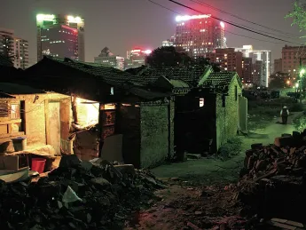 Old Beijing and new: traditional homes and encroaching high-rises