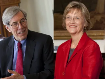 Robert Reischauer and Drew Faust