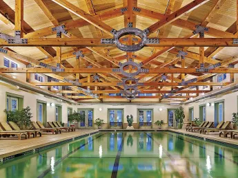 Take a dip in the pool at the Equinox Resort & Spa pool.