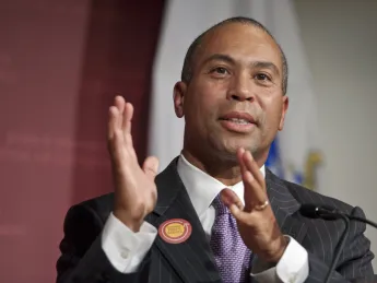 Former Massachusetts governor Deval L. Patrick ’78, J.D. ’82
