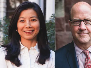 Photographs of Tracy P. Palandjian and Philip Lovejoy
