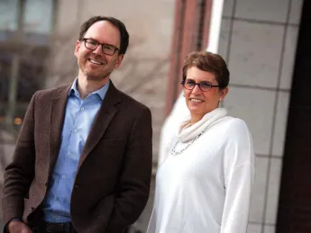 Photo of labor law experts Benjamin Sachs and Sharon Block