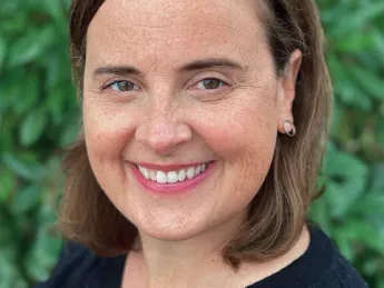 Portrait of Harvard Alumni Association executive director Sarah Karmon