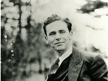 Agee as an aspiring writer at Harvard, cigarette and Dostoevsky's <em>The Posses