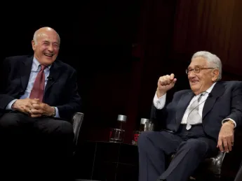 Joseph Nye and Henry Kissinger