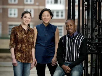 Annie Ryu, Jenny Ye, and Dalumuzi Happy Mhlanga
