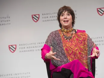Playwright and activist Eve Ensler opened the two-day conference with a reading from her recent memoir.