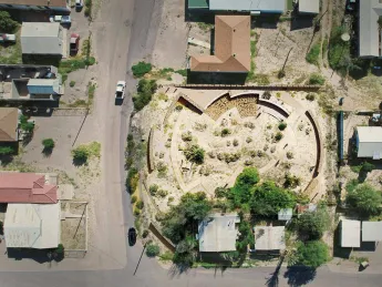 El Cementerio Del Barrio de los Lipanes in Presidio, Texas, as developed by MASS Design’s Santa Fe-based staff
