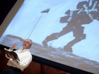 William Kentridge gives this year's first Norton Lecture in Sanders Theatre on March 20.