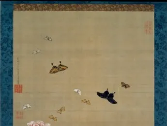 Peonies and Butterflies (c. 1757) 