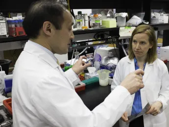 Professor of medicine Richard T. Lee and Forst family professor of stem cell and regenerative biology Amy Wagers have identified a protein, GDF-11, that reverses the aging of heart muscle in mice.