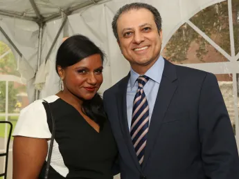 Mindy Kaling and Preet Bharara